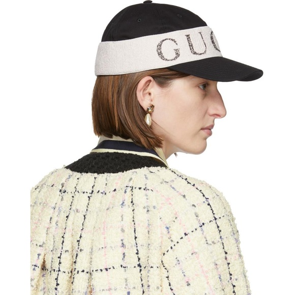 NWT Authentic Gucci Gabardine Rub Baseball Hat - Picture 5 of 13